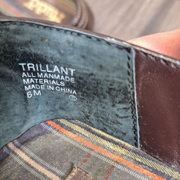 Vintage 90s Mudd Flats. Brown Slip Ons Shoes With Double Buckle Womens Size 6 M - Picture 7 of 7